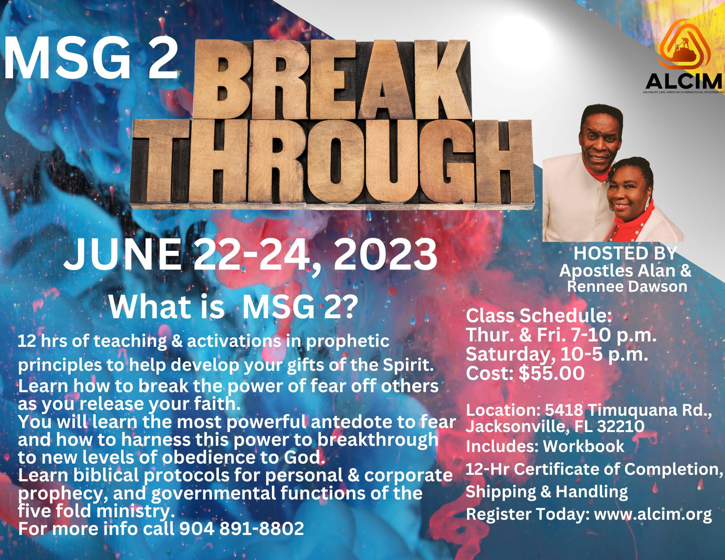 Breakthrough by Bishop Bill Hamon- MSG 2